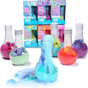 Tub Works Kids Bath Bomb Potion Bath Toy, Variety 6 Pack