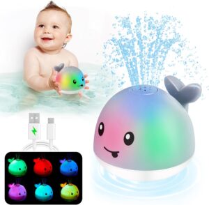Baby Bath Toys, Toddler Bath Toys for Kids Ages 1-3, Christmas Stocking Stuffers 1 2 3 Year Boy Girl Gifts, Infant Baby Toy 6-12-18 Months